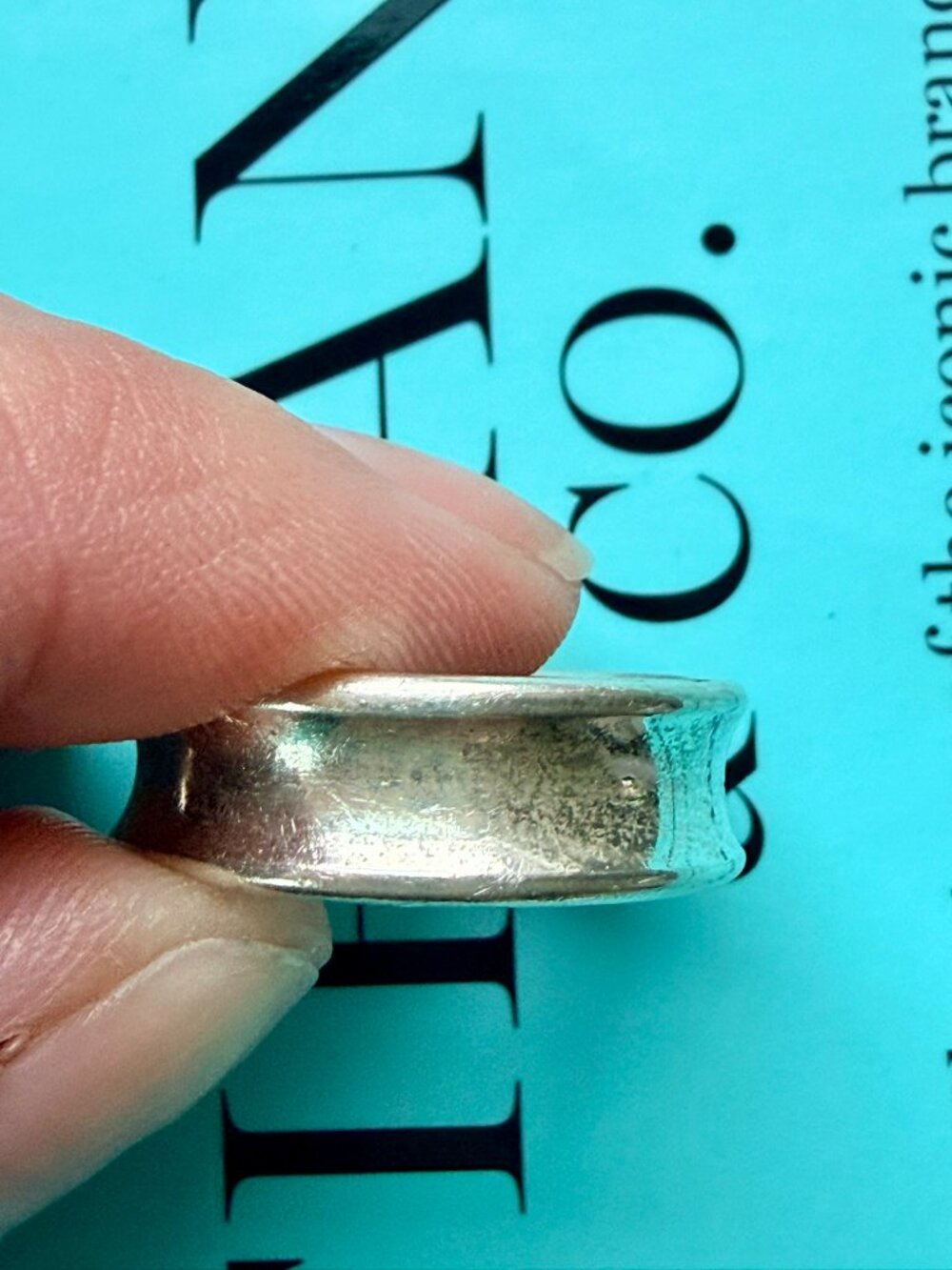 Tiffany & Co. 1837 Sterling Silver Band Ring - Picture 6 of 8